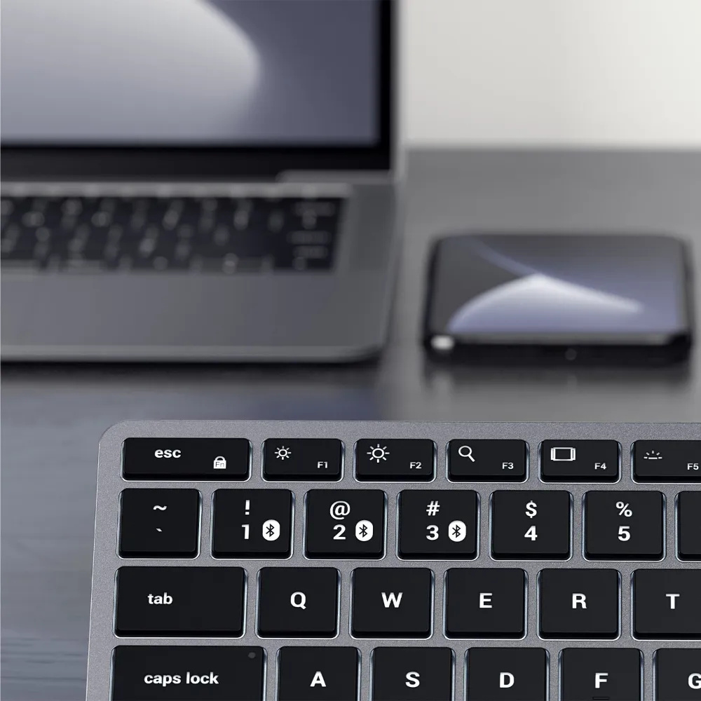 Teclado Retroiluminado Satechi Slim X1 Bluetooth (Español) - Gris Espacial - Image 5